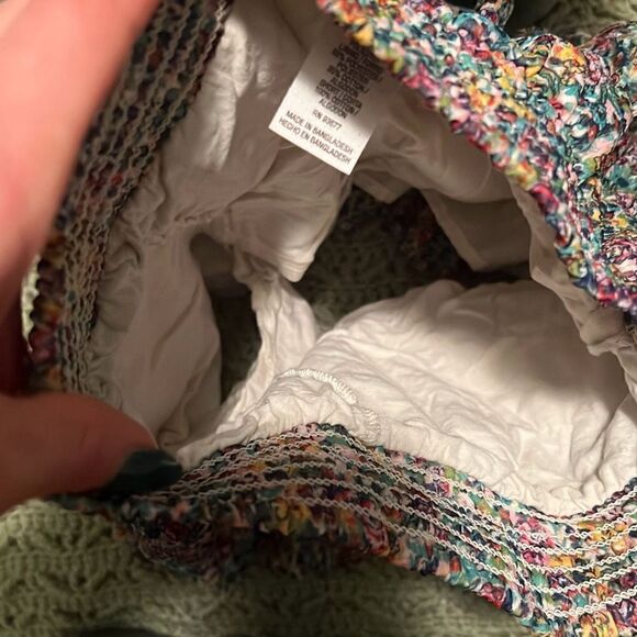 Arizona Jeans Co Girl's Multicolor Layered Floral Ruffle Skort Skirt - Picture 6 of 7